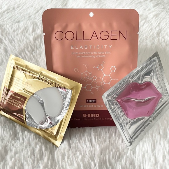 Other - NWT collagen elasticity sheet mask, Eye mask and lip mask